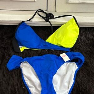 PINK VS color block swimsuit bundle
